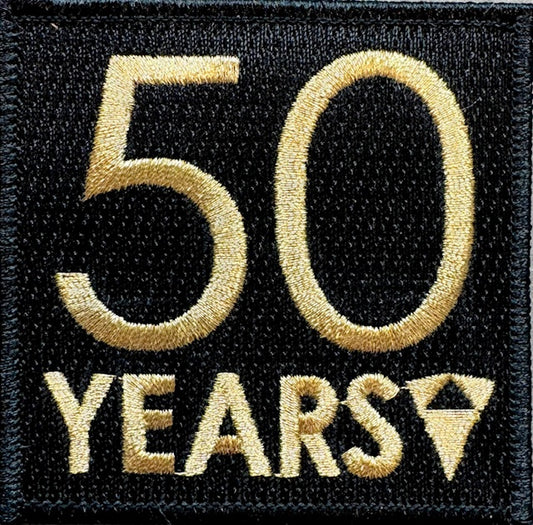 Glassmen 50th Anniversary Patch - Shield