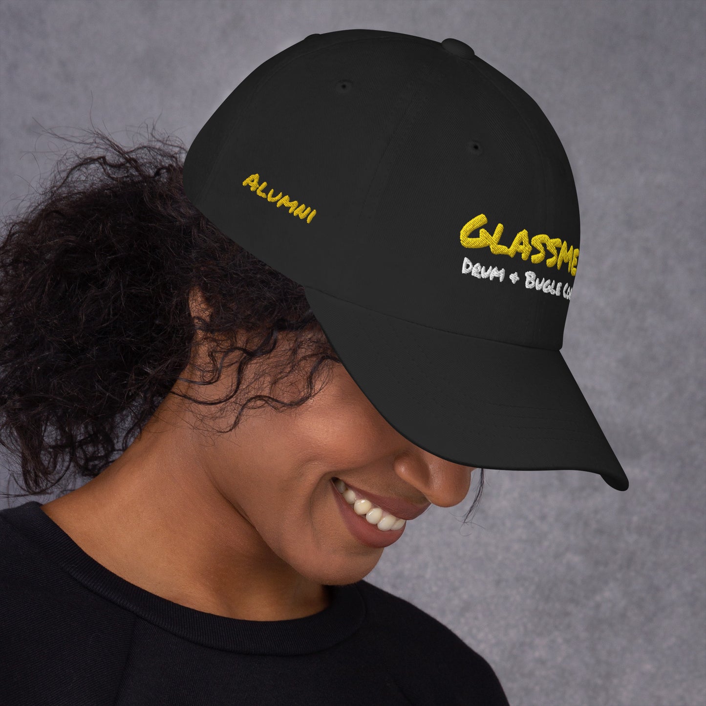 Glassmen D&B Text - Black - Alumni Option