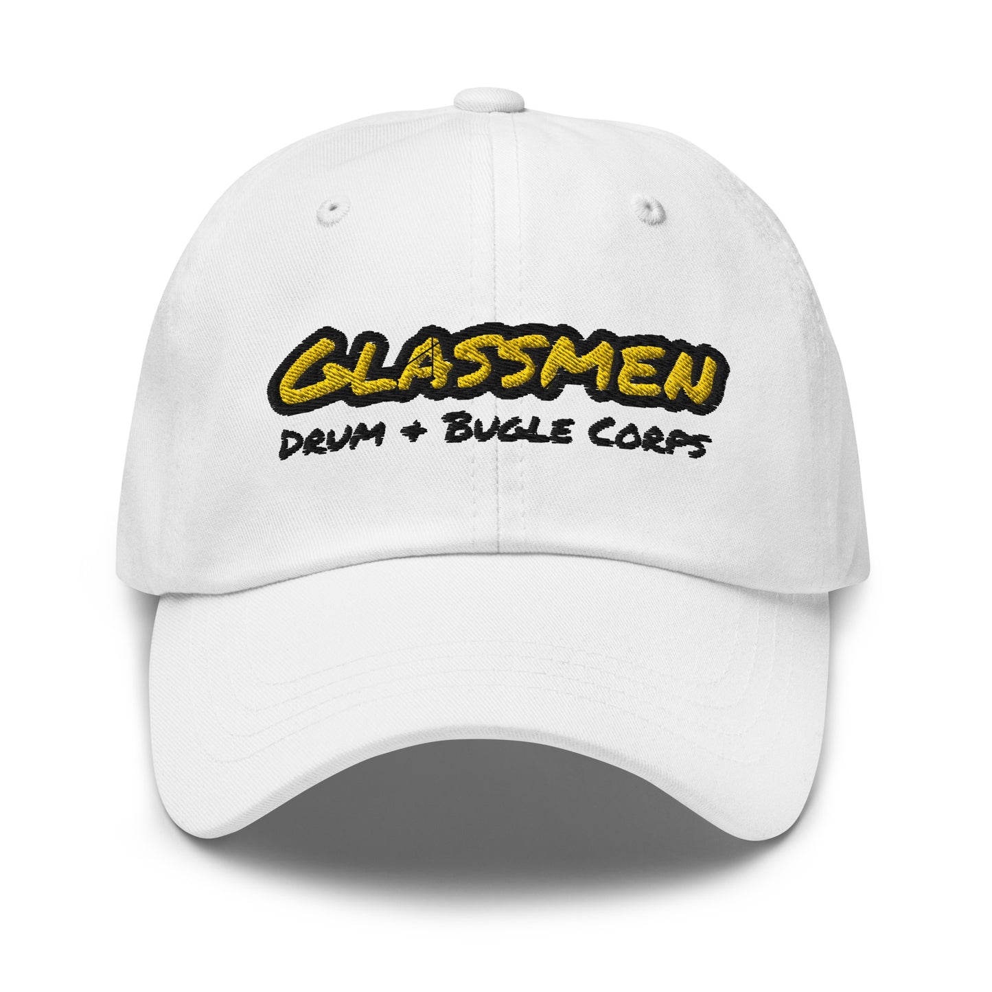 Glassmen D&B Text - White – Glassmen Alumni Association