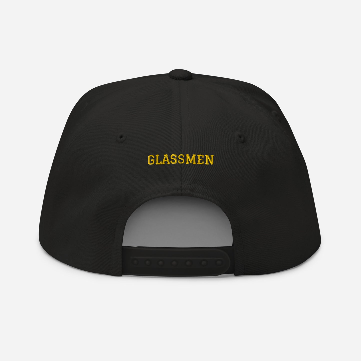 GMen Shield Flat Bill Cap - Black or White - Blank