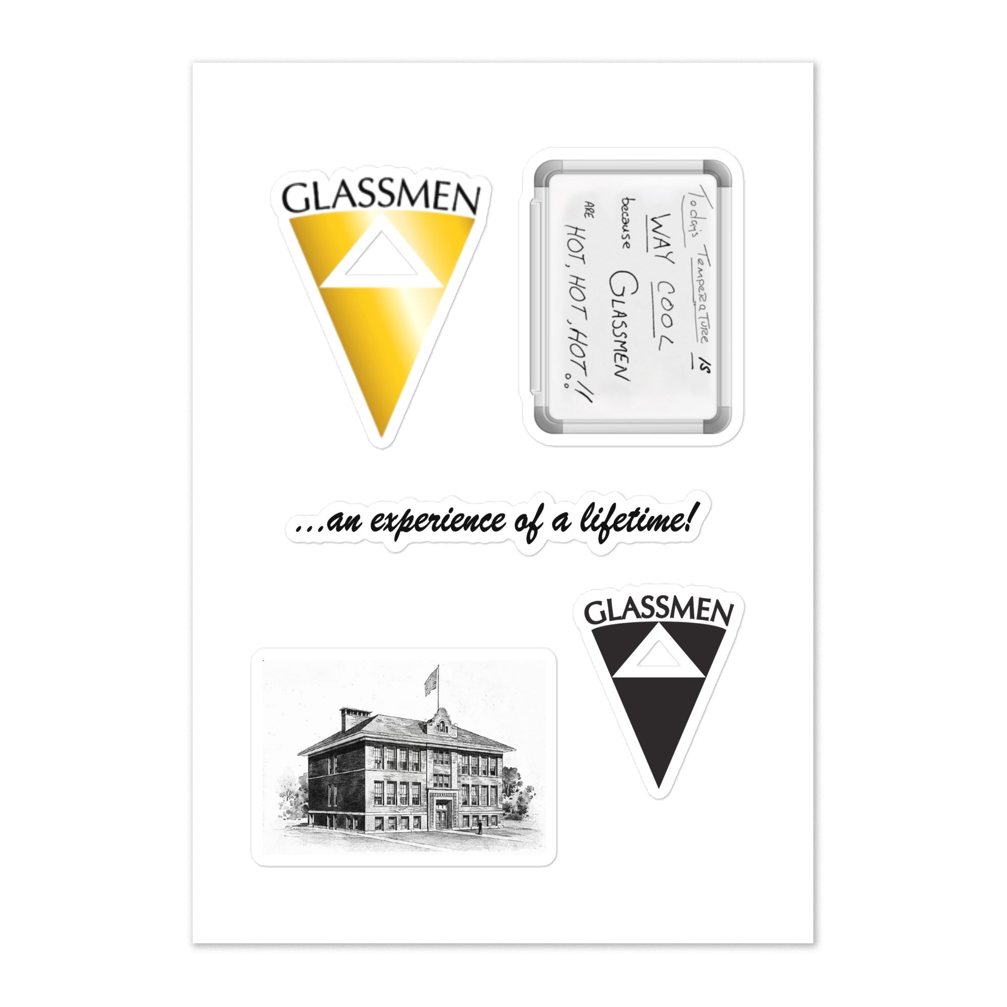 Assc Sticker Glassmen Sticker Sheet 1 – Glassmen Alumni Association