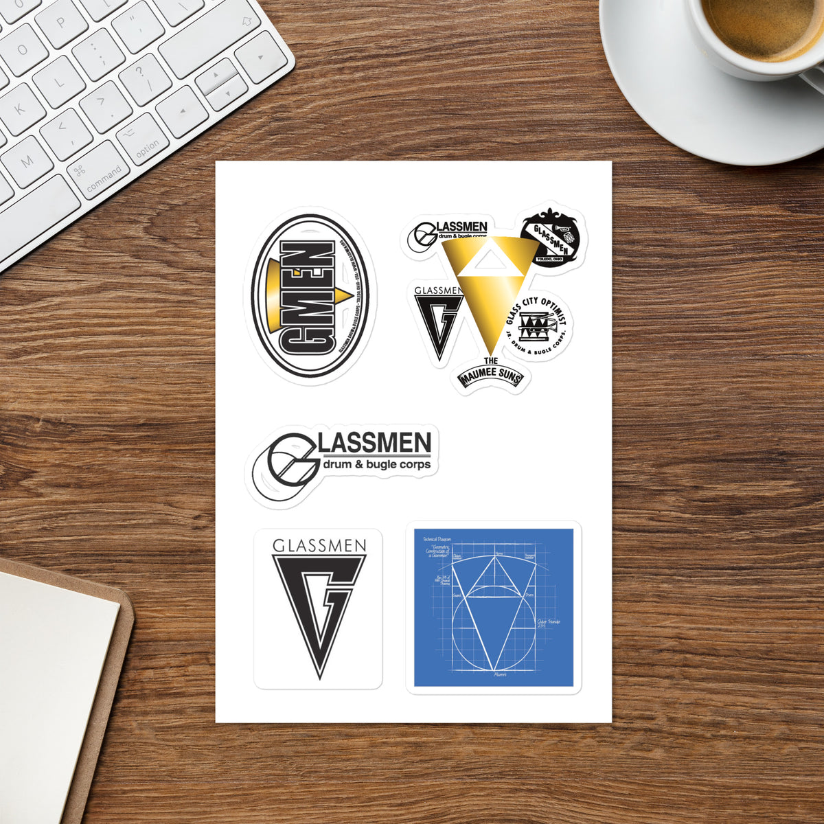 Assc Sticker Glassmen Sticker Sheet 2 – Glassmen Alumni Association