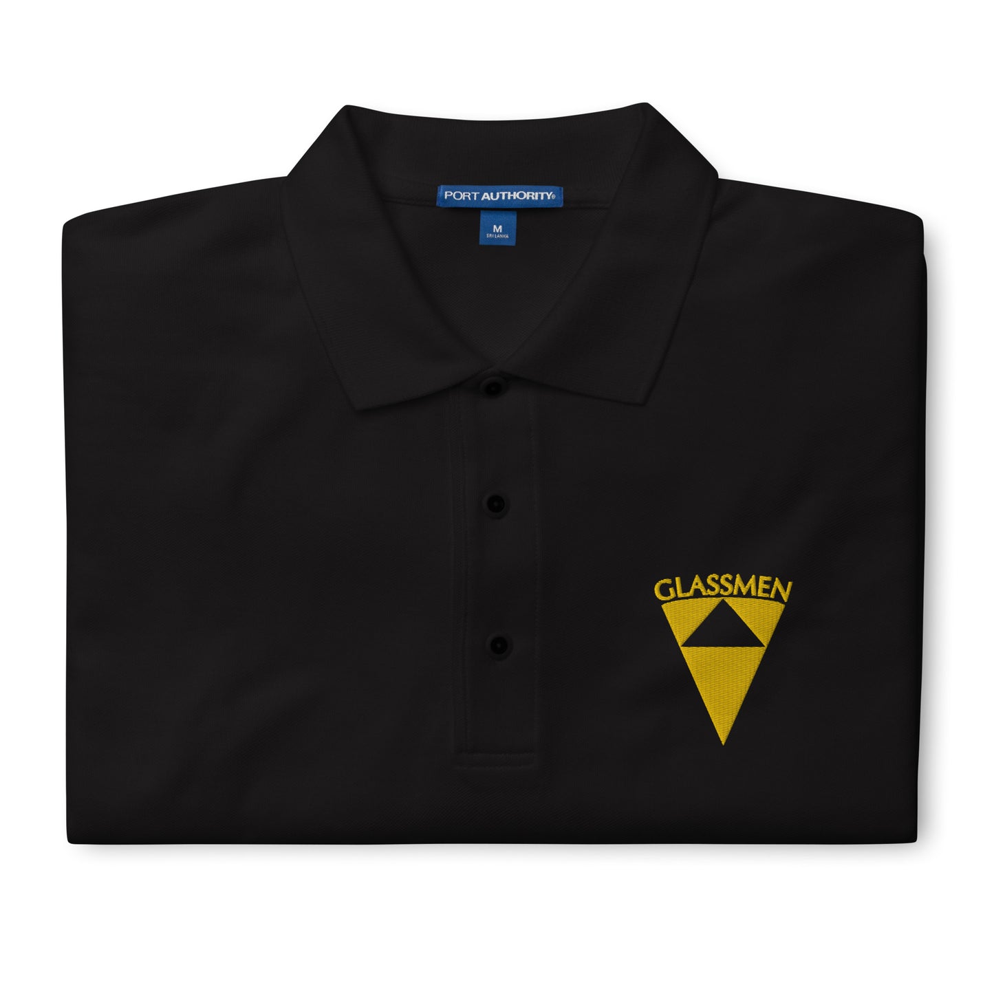 Shield Glassmen Logo Polo - Black