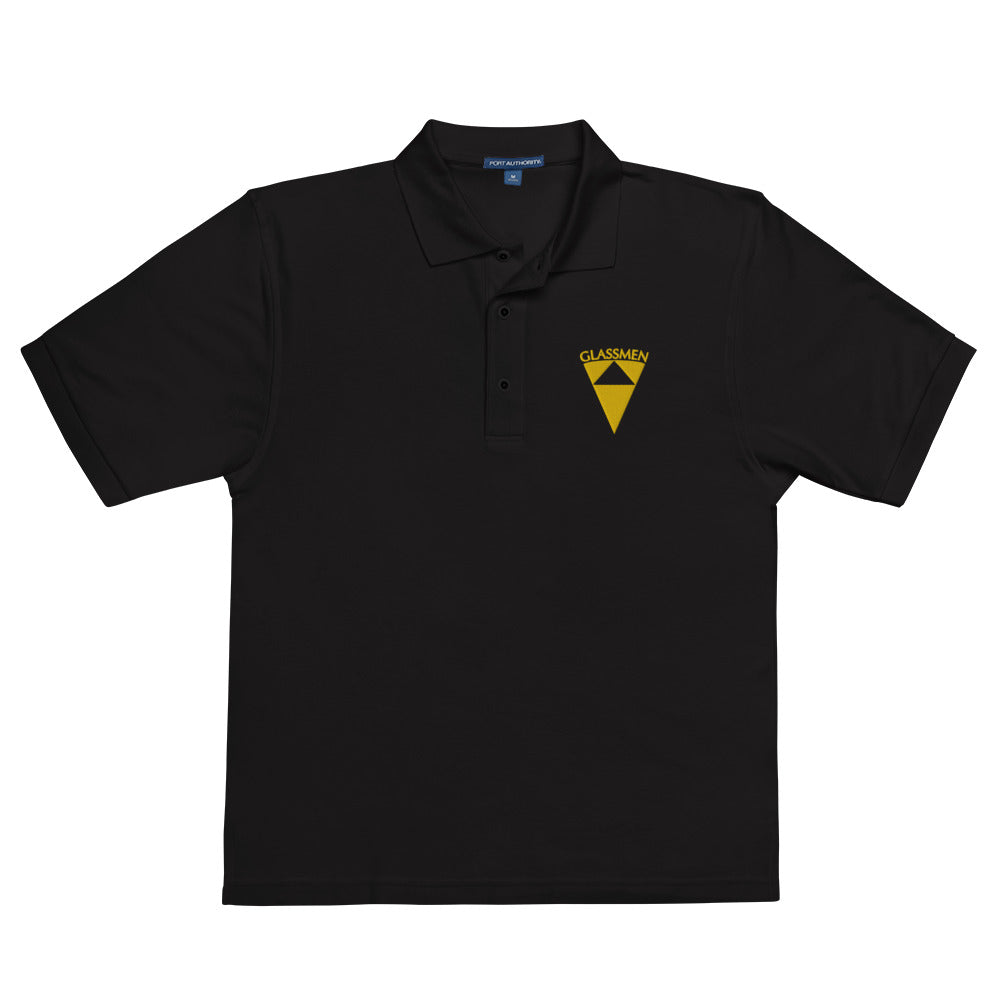 Shield Glassmen Logo Polo - Black