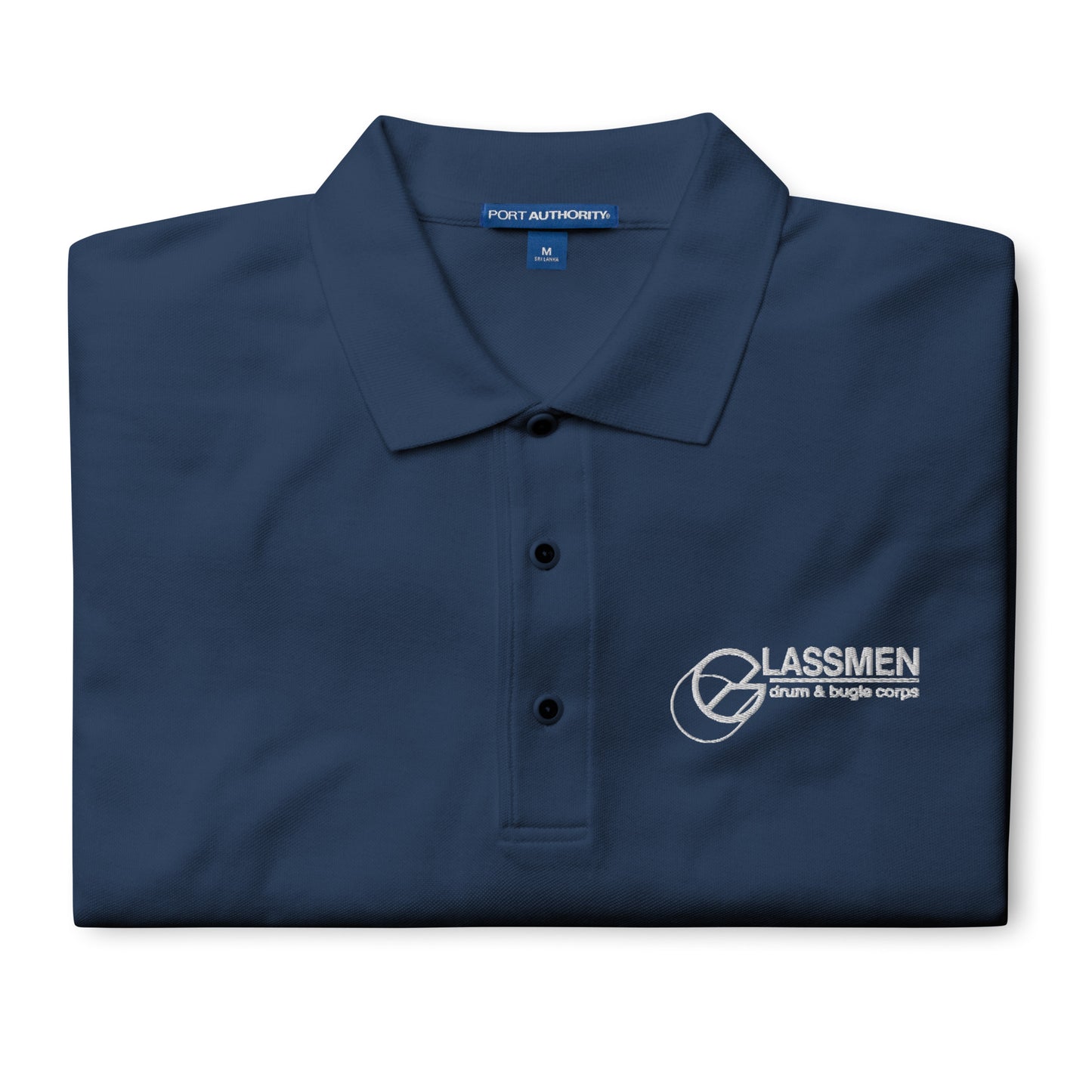 Retro Glassmen Logo Polo - Navy