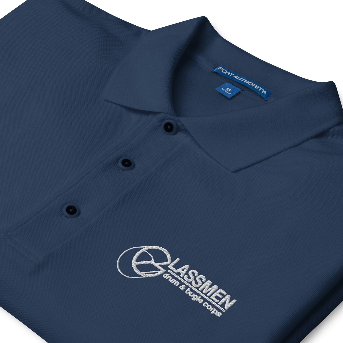 Retro Glassmen Logo Polo - Navy