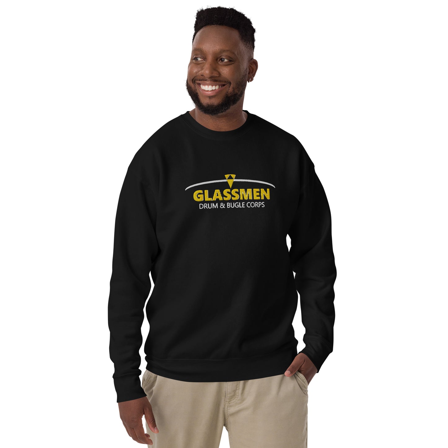 Glassmen Cover Logo Black Sweatshirt